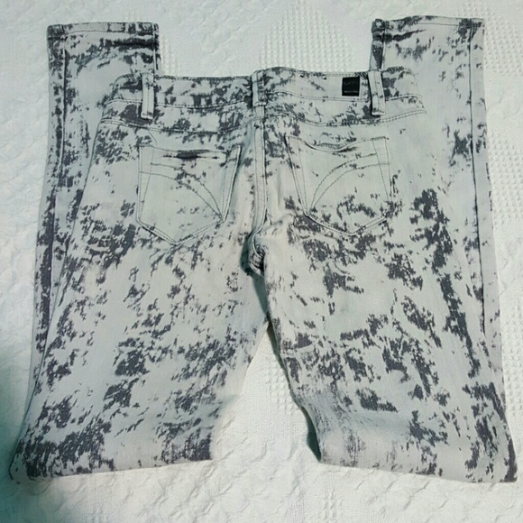 Black Crystal Denim Jeans - Picture 2 of 4